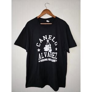 Canelo Alvarez Shirt Boxing For Glory Boxing Glove XL Black Fightwear Tee